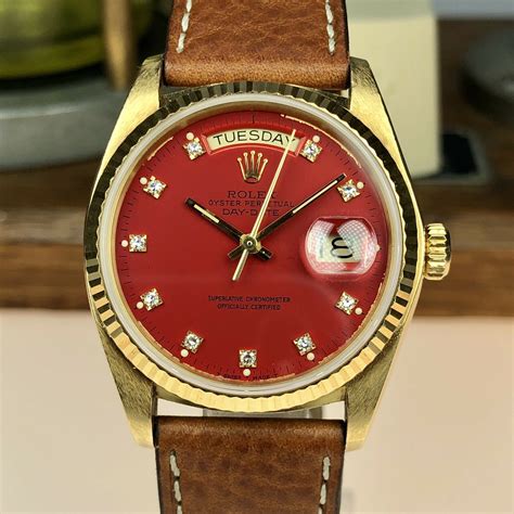 vintage rolex red dial